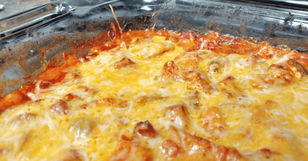GF cheesy chicken casserole
